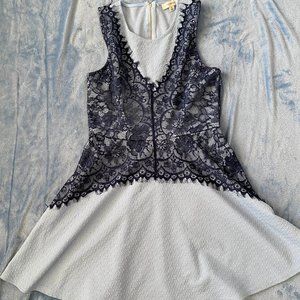 Francesca's Blue Lace Dress